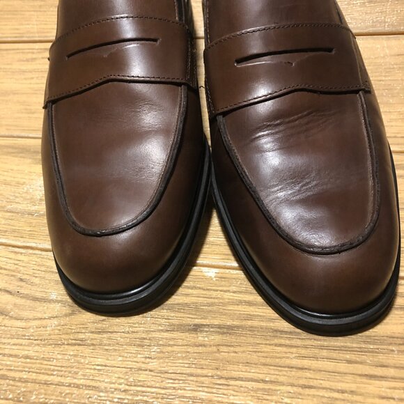 Mephisto men brown leather loafers, leather lining, original soles, 8.5 main image 13